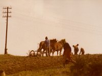 Tsjechoslowakije 1983 ploughing the soil, Czechoslovakia