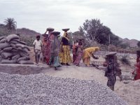 India 1987 woemn dot the hard work, north Udaipur