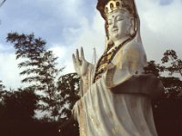 China 1988 Guanyin Statue located in the Shrine at the end of the Repulse bay beach, Hong Kong