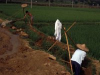 China 1988 traditional irrigation - irrigatie op zijn chinees