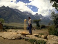 China 1988 sifting the grain