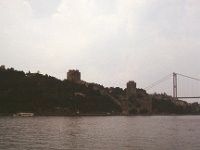 Turkije 1989 view on Istanbul bridge