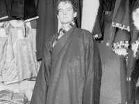 China 1998 zw-w  Frank as monk