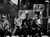 China 1998 zw-w  police men after solving lost camera