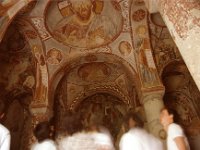 Turkije 1989  Elmalı Kilise (Church of the Apple), a rock church in the Göreme Open Air Museum in Cappadocia
