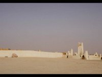 Sahara 1991  Algeria, M'Zab panorama (graveyard)