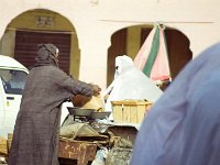 Sahara 1991  Mozabites, an islamitic sect. market Ghardaia.