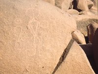 Sahara 1991  petroglyph, somewhere in desert