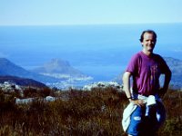 South-Africa 1995  Frank on Table mountain