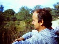 Zimbabwe 1995  Frank at Matobo National Park Boulders