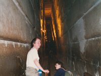 Egypt 1996  Frank in piramid