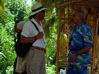 Egypt 1996  very colourful, at right our guide!