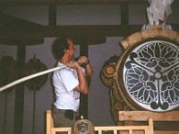 Japan 1996  Frank hits the drum