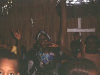 Madagaskar 1997  church service, Ifaty, Madagascar