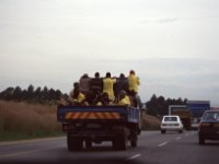 Zuid-Afrika 1997  highway to airport Joburg