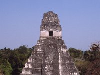 Central America 1998  Maya monuments in Tikal, Guatemala
