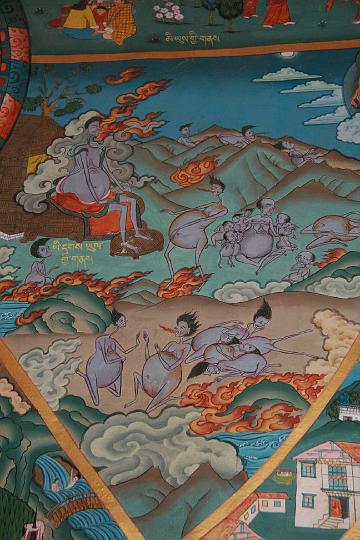 20081107-291bhutan.jpg - boedhistische hel (detail van wheel of life)