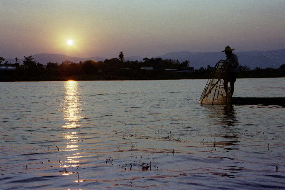 7, fisher on Inle lake