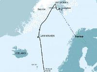 route, met expeditiecruiseboot naar Spitsbergen, autotocht in Lapland