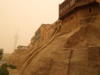 City wall of the old town of Kashgar