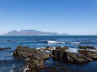 vieuw Table mountain, Robbeneiland