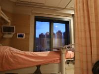 Hong Kong, and then I had a foot infection, I stayed a week in a good hospital