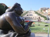 Yerevan Cascade, a giant stairway made of limestone in Yerevan