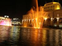 babk to Republic Square, Yerevan by night