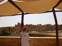onze lokale gids Khaled voor al-Diriya, oud Riyad, de bakermat van het Huis van Saoed